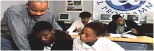 Students in a South African classroom